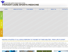 Tablet Screenshot of hamptonroadssportsmedicine.com